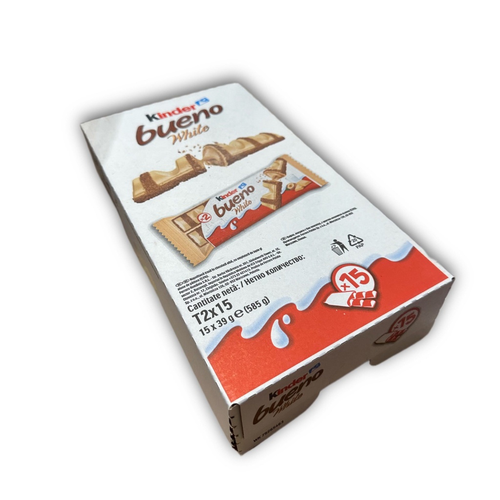 Kinder bueno blanco 15un