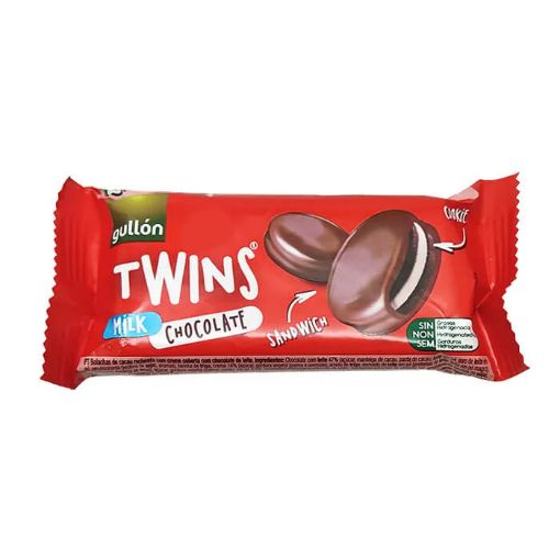 GULLON TWINS CUBIERTO CHOLATE LECHE 42GR CAJA DE 21UD