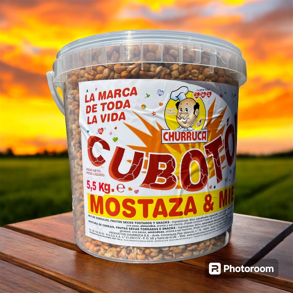 CUBOTON MIX MOSTAZA Y MIEL 5,5kg