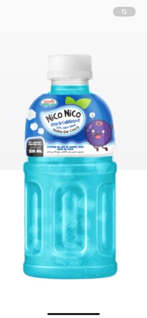 NICO NICO BEBIDA DE GROSELLA NEGRA CON GELATINA DE COCO 320ML 24UD