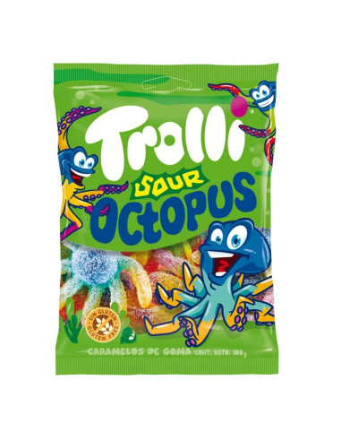 Trolli Sour Octopus 12ud 100g