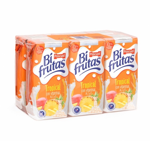 ZUMO BIFRUTAS TROPICAL 6X200ML