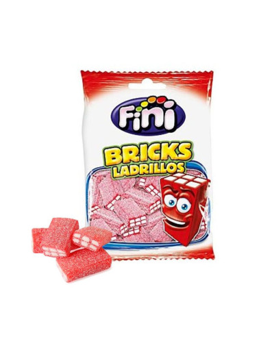 Fini Ladrillos pica Fresa 90g 12 ud