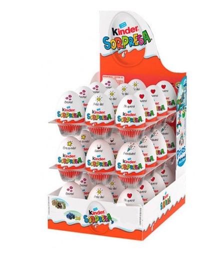 Huevos kinder 36 uni